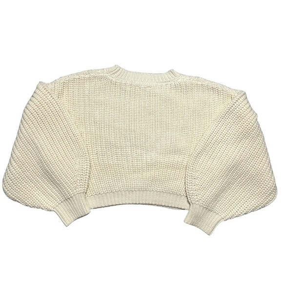 TopShop Pointelle Detail Balloon Sleeve Knit Sweater M (8-10) - Picture 11 of 11
